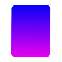 Blue Magenta Gradient Rectangle Magnets