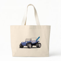 Blue Manx Side Tote Bag