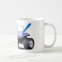 Blue Manx Side Mug