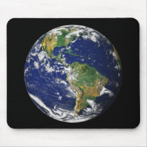 Blue Marble Mouse Mats