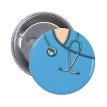 Blue Medical Scrubs Pins