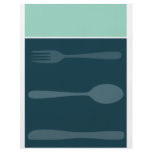 Blue Menu template Flyer