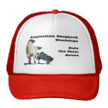 Blue Merle Aussie Stockdog Trucker Hat