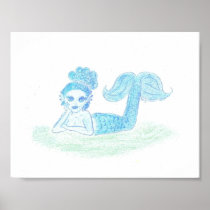 Blue Mermaid by Wendy C. Allen
