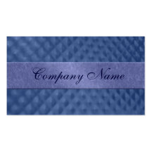 Blue Metallic Dimples Business Cards