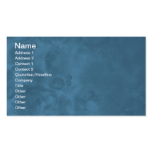 Blue Misty Abstract Business Cards 0001