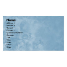 Blue Misty Abstract Business Cards 0002