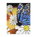 blue monarch postcards