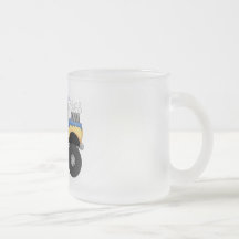 Blue Monster Truck Tshirts and Gifts Mugs
