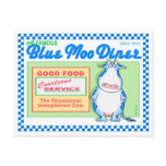 BLUE MOO DINER by Boynton postcards