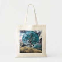 Blue Moon Canvas Bag