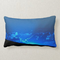 Blue Moon Horizon Throw Pillow pillows