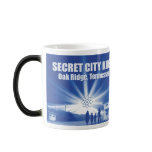 Blue morphing mug