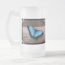 Blue Morpho Butterfly Coffee Mug