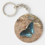 Blue Morpho Butterfly Key Chain