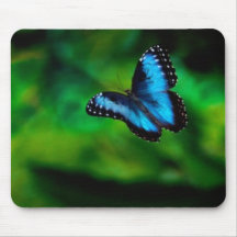 blue-morpho-butterfly mouse mat