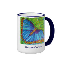 Blue Morpho Butterfly Mug