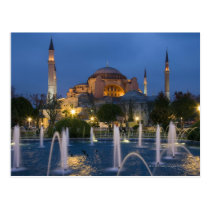 Blue mosque, Istanbul, Turkey postcards