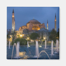Blue mosque, Istanbul, Turkey Refrigerator Magnets