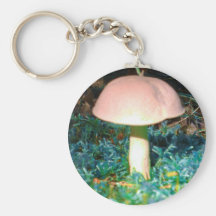 Blue Moss Mushroom Keychains