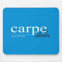 Blue Motivational Inspirational Quote Mousepads