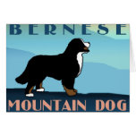 Blue Mountain Bernese Dog Card