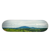 Blue Mountain Photograph Custom Skateboard