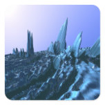 Blue Mountains Square Sticker