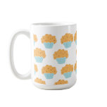Blue Muffin pattern Coffee Mug