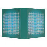 Blue Multiplication Table Binder