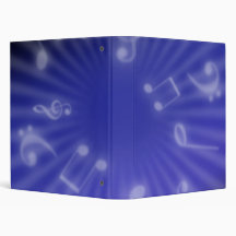 Blue Music Binder