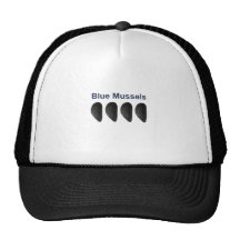 Blue Mussels Trucker Hats