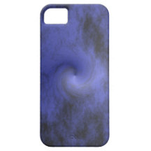 Blue Mystic Spiral iPhone 5 Cases