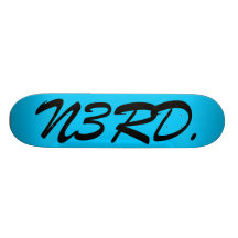 Blue n3rd deck skate deck