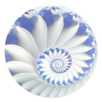 Blue Nautilus Sticker
