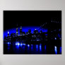 Blue New York City Poster Print