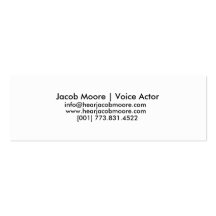 Blue Night Calling Card Business Card