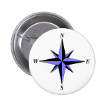 Blue North Arrow Button