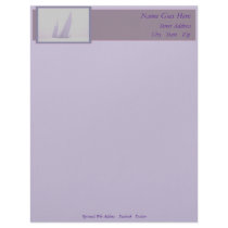Blue Ocean Letterhead Plum Swirl