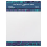Blue Odyssey - customizable template letterhead