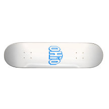 Blue Ohio Skate Deck