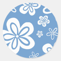 Blue Oopsy-Daisy Sticker