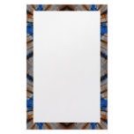 blue orange black stationery design