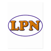 Blue Orange LPN Post Cards