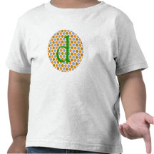 Blue/Orange Polka Dottin Shirt