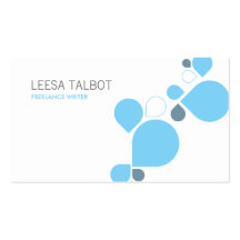 Blue Organic Business Card