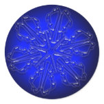 Blue Ornament Sticker
