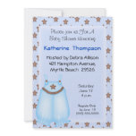 Blue Overalls  Baby Shower invitations