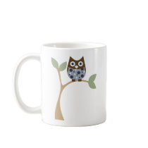 Blue Owl Baby Coffee Mugs