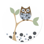Blue Owl Baby stickers